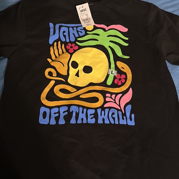 Boys black vans t shirt new - Picture 2 of 3